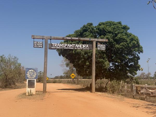 De ingang van het Pantanal park